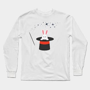 Magician Bunny Long Sleeve T-Shirt